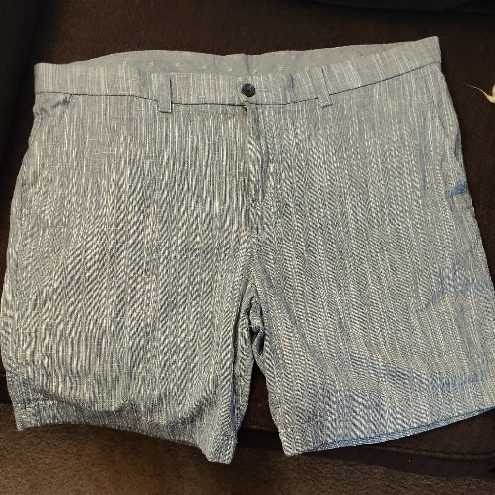 Roundtree & Yorke Blue Flat Front Shorts